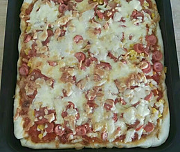 火腿培根披萨的做法