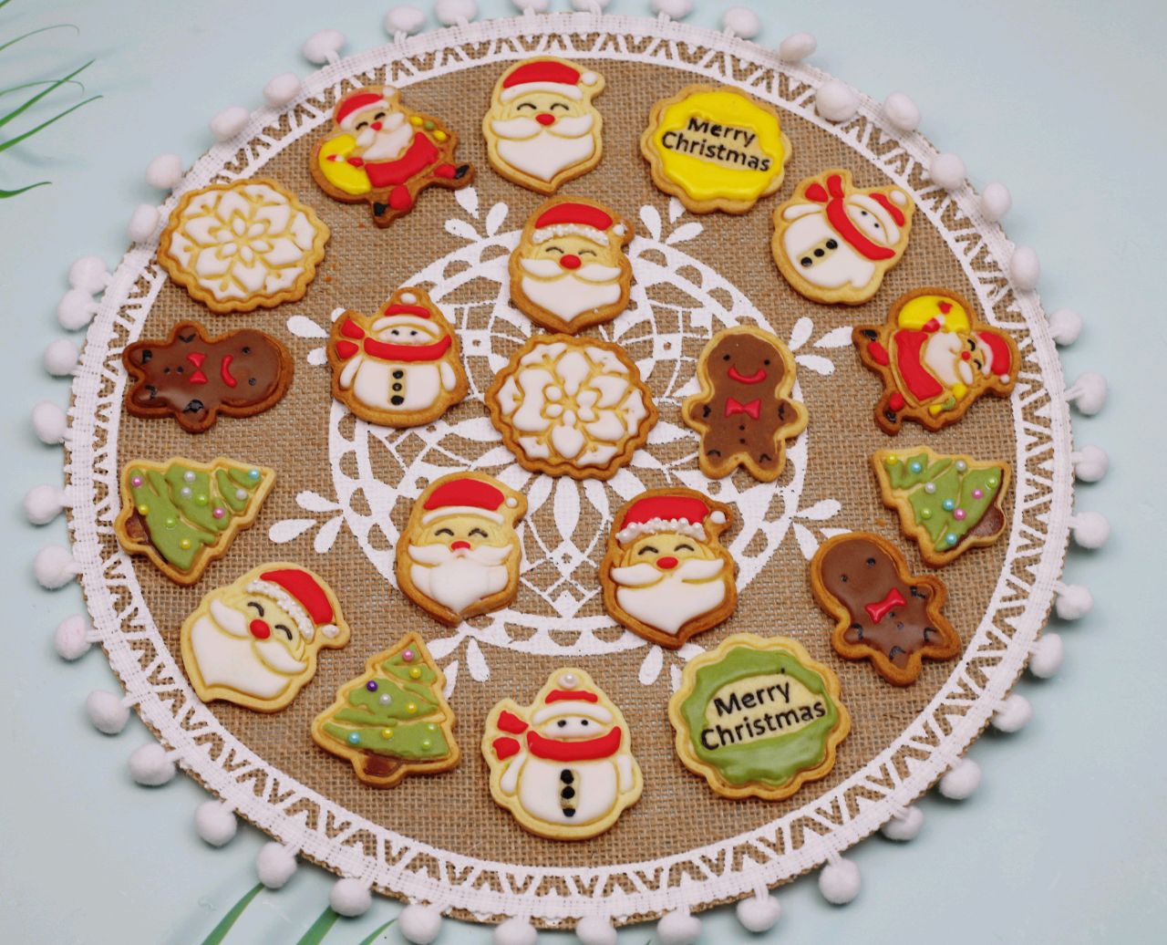 圣诞糖霜饼干制作教程 圣诞手套&雪花-搜狐吃喝