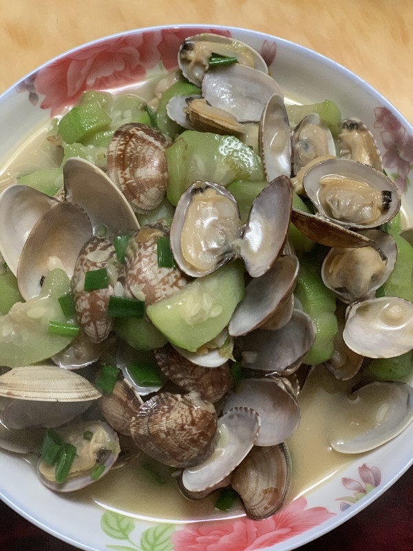 花蛤炒丝瓜