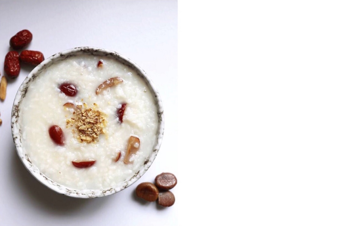 Chestnut Chinese yam and red date porridge