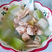 清爽不油腻的冬瓜鸡腿汤的做法图解13