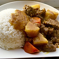 咖喱牛腩饭的做法图解6