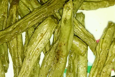 空气炸锅——超低油干煸豆角