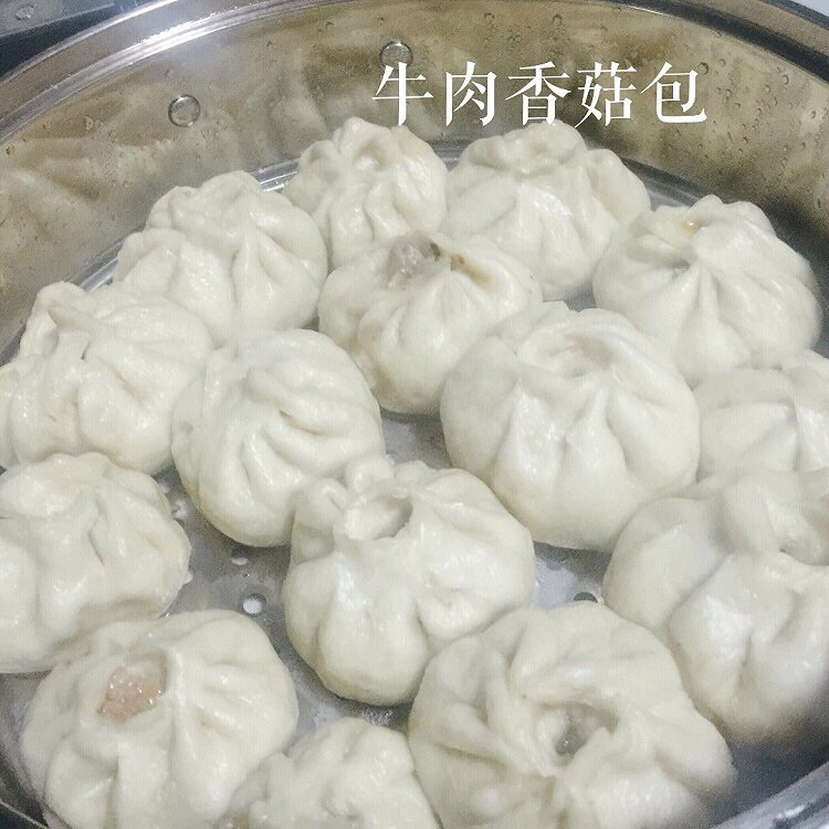 牛肉香菇包子的做法