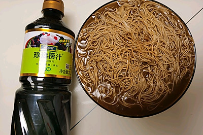 捞汁鸡汤面