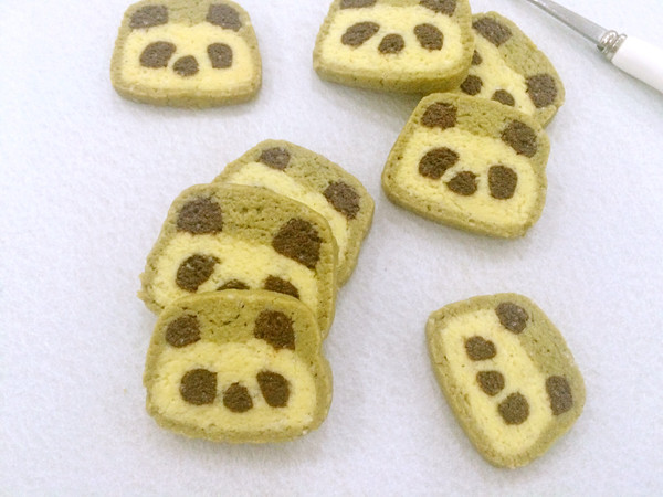 萌萌哒熊猫饼干