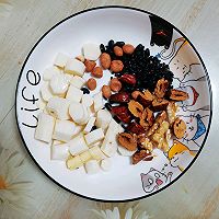 山药核桃红枣豆浆的做法图解1