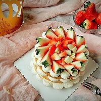 #金龙鱼精英100％烘焙大赛颖涵战队#奶油草莓裸蛋糕的做法图解31
