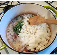 蛤蜊土豆汤的做法图解4