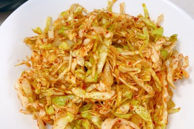 捞汁圆白菜