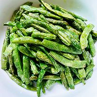 干煸四季豆的做法图解4