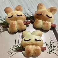 简单好做又好吃的兔子面包的做法图解9