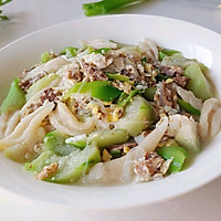 葱油肉蛋粉丝瓜的做法图解6
