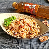 核桃炒饭的做法图解8