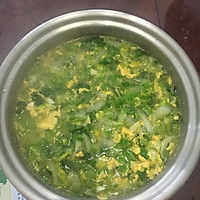 #憋在家里吃什么#青菜鸡蛋汤的做法图解11