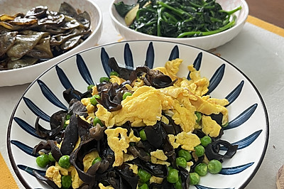 豌豆炒鸡蛋