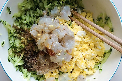 黄瓜虾仁鸡蛋饺