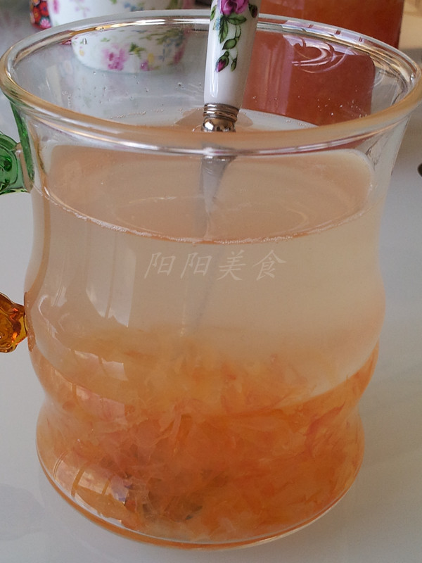 红柚蜂蜜茶--自制冬季去热清火茶的做法