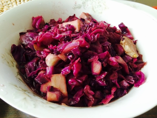 糖醋紫包菜的做法