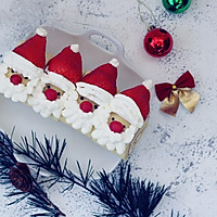 圣诞老人草莓蛋糕卷#美的FUN烤箱.焙有FUN儿#的做法图解7