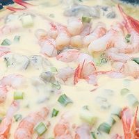 #我的夏日味道vlog#香喷喷美食，加拿大北极虾蚝烙的做法图解7