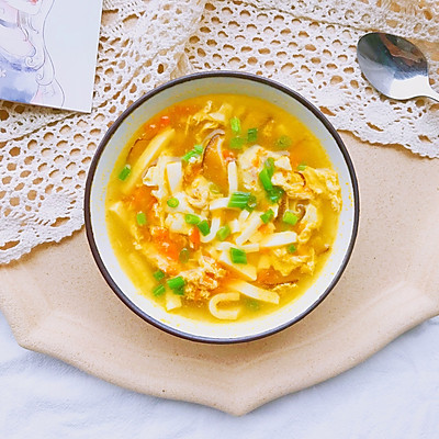  黄金豆腐汤