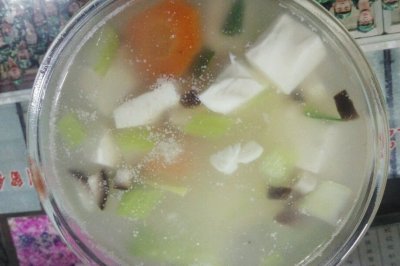 超清淡青菜豆腐汤