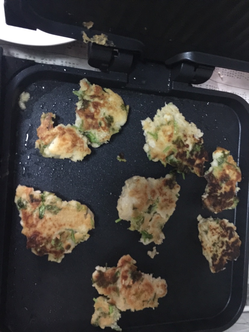 快手早餐之芋泥饼的做法图解6