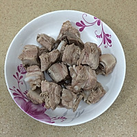排骨炖笋干的做法图解4