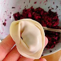 夏季时令/红苋菜大馄饨的做法图解3