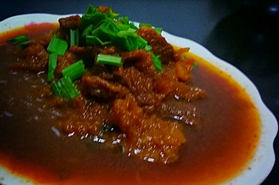 金瓜焖牛肉