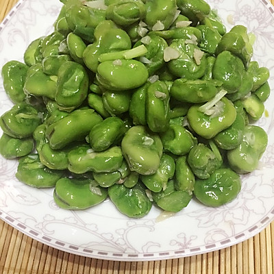 清炒蚕豆/蒜香蚕豆