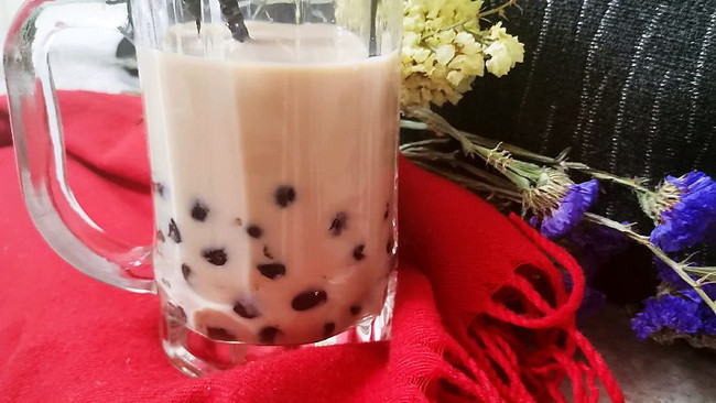 自制 红枣珍珠奶茶 简易版的做法