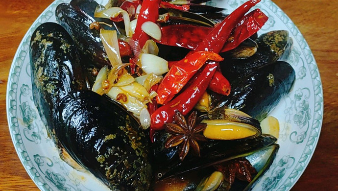 老滕私房菜之爆炒海虹