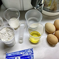 面包机戚风蛋糕的做法图解1