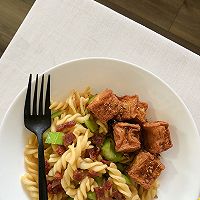 #夏日消暑，非它莫属#鱼豆腐螺旋意面的做法图解10