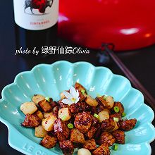 瘦身美食：黑蒜子牛肉粒