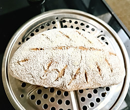 低卡全麦免揉面包的做法