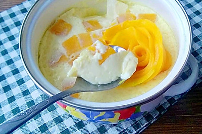 芒果牛奶炖蛋