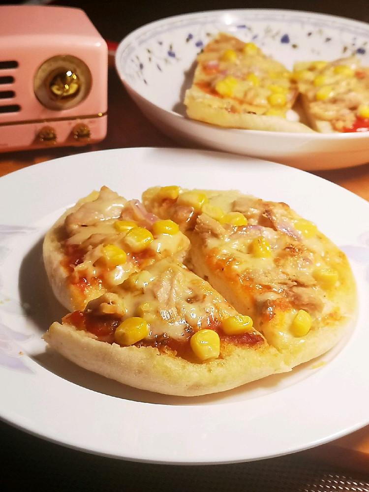 无烤箱家庭简版～电饼铛披萨的做法