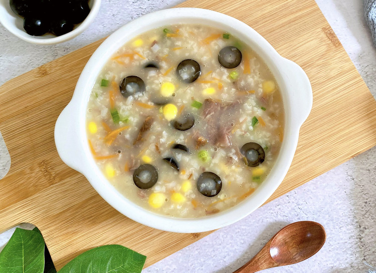 西班牙黑橄榄牛肉粥的做法