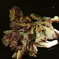 菠萝炒鸭的做法图解4