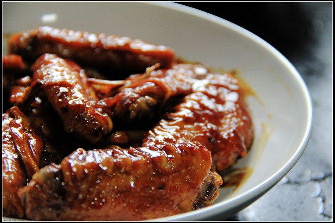 Chicken wings with coke (without oil and ginger)