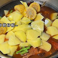 #东古滋味 幸福百味#排骨土豆炖豆角的做法图解6