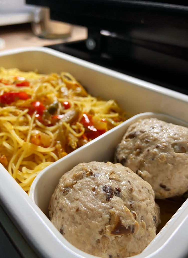 上班族专宠香菇肉圆子的做法