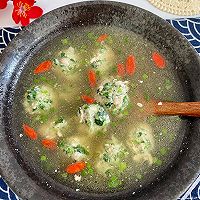 #春天的鲜味#荠菜肉丸汤的做法图解16