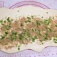 芝士香葱肉松吐司-松下面包机食谱的做法图解10