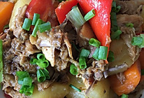 土豆胡萝卜焖鸡肉的做法