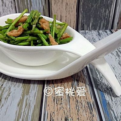 芦蒿炒肉丝