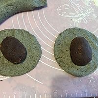 龙猫豆沙包的做法图解4